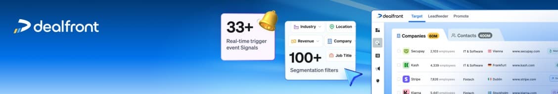 Dealfront banner